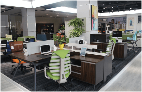 香河911香蕉视频APP辦公家具專賣店擺場